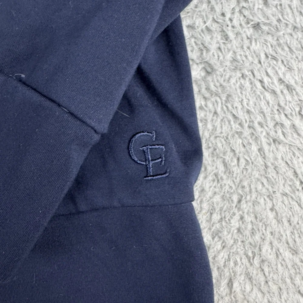 Cozy Earth Hoodie Mens XL Blue Ultra Soft Pullover Bamboo
